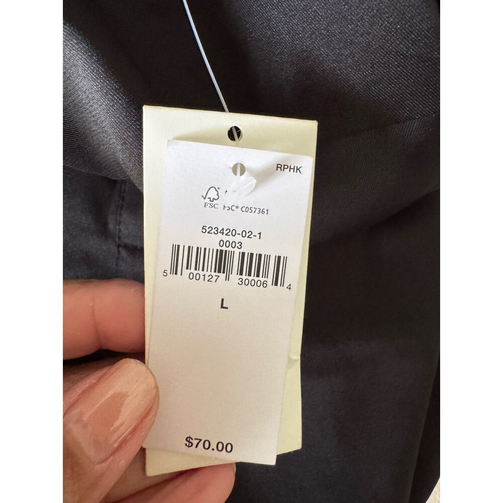 Banana Republic V Neck Top With Embellished Collar L NWT - Picture 5 of 5